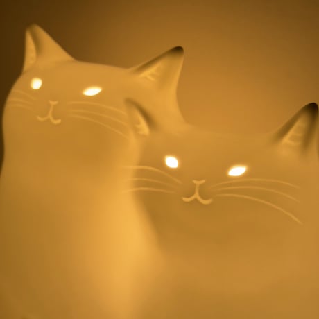 Twin Cat Lamp