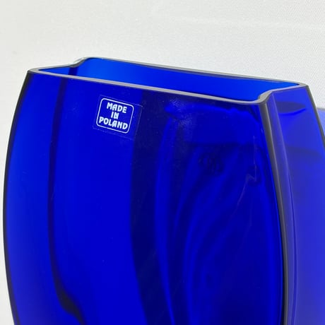 Square Blue Vase