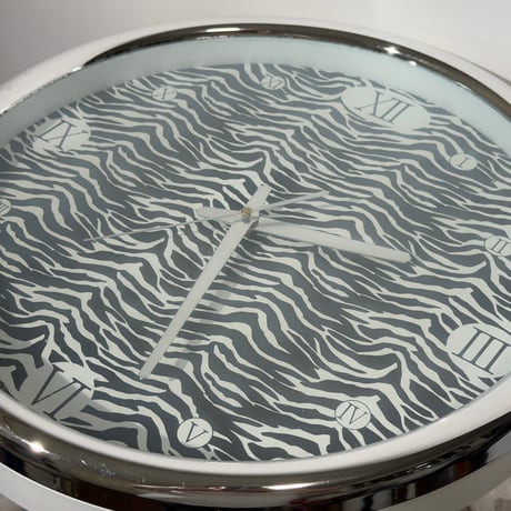 Zebra Pattern Wall Clock