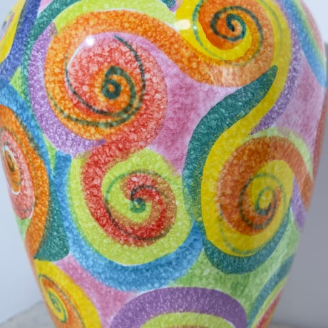 Psychedelic Ceramic Vase
