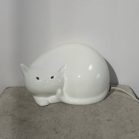 Ceramic Cat Lamp