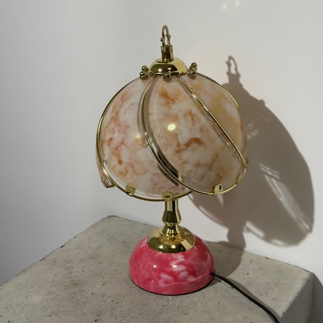 Pink Marble Lamp