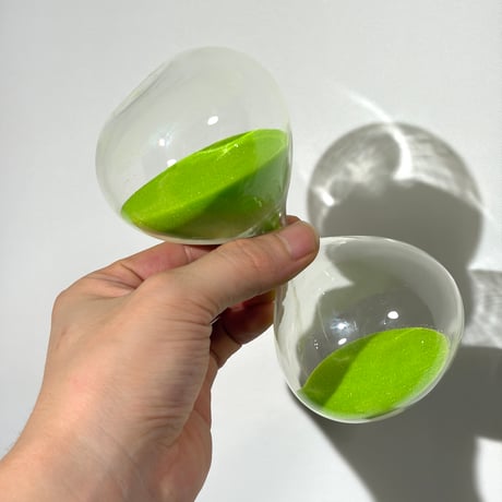 Lime Green Hourglass