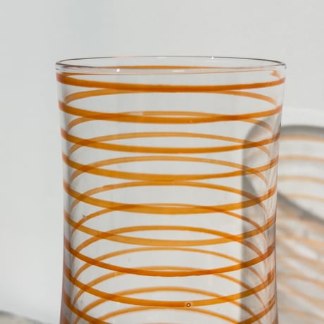 Orange Stripe Glass