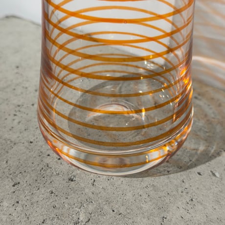 Orange Stripe Glass
