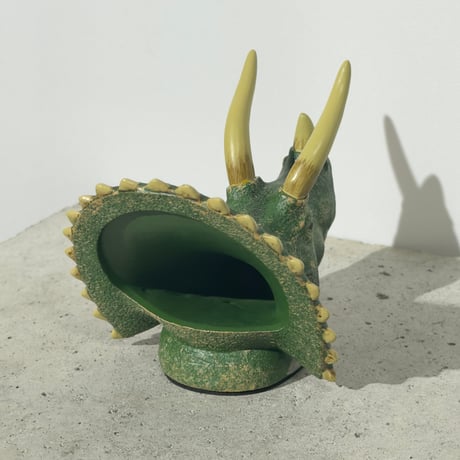 Green Triceratops Objet
