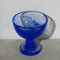 Blue Glass Goblet