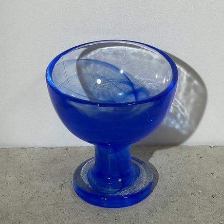 Blue Glass Goblet