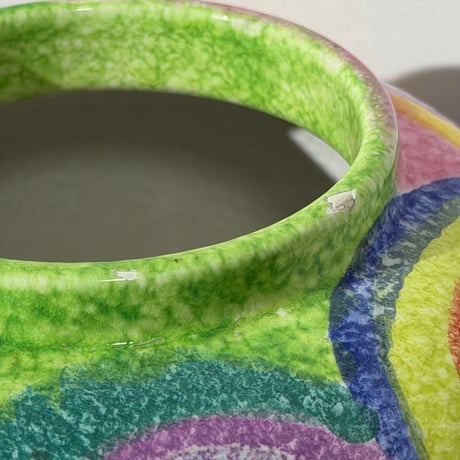Psychedelic Ceramic Vase