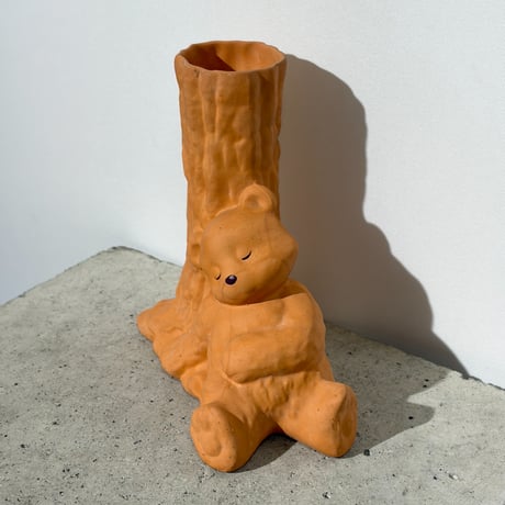 Bear Tree Vase