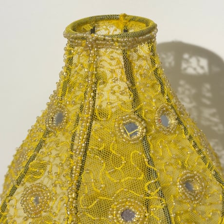 Yellow Lace Lamp