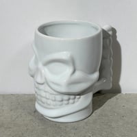 White Skull Mug