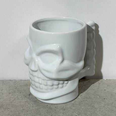 White Skull Mug