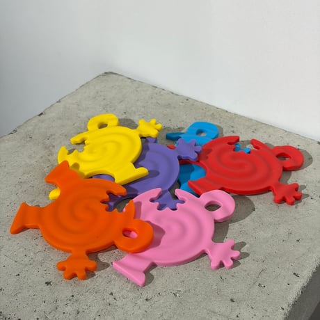 Colorful Rubber Coaster