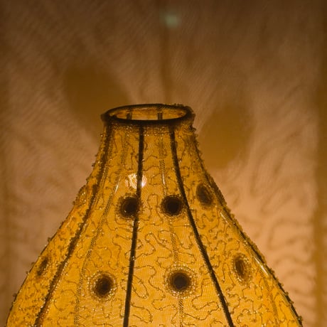 Yellow Lace Lamp