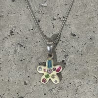 Flower Stone Necklace