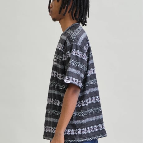 UNFRM 2WAY DRY 80s RETRO SURF BORDER T-SHIRT