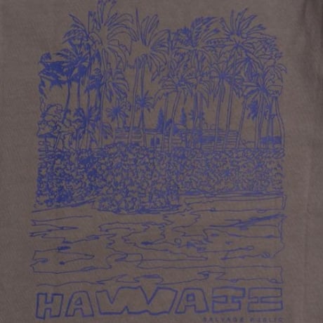 SALVAGE PUBLIC STANDARD S/S Tee(Hawaii Illustration）