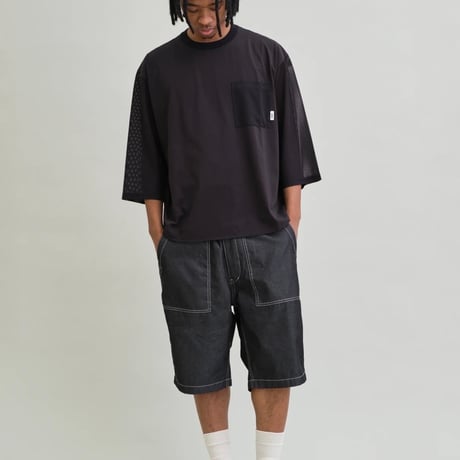 UNFRM AEROKNOT® HEAVYWEIGHT MESH PANEL 3/4 DRY POCKET T-SHIRT
