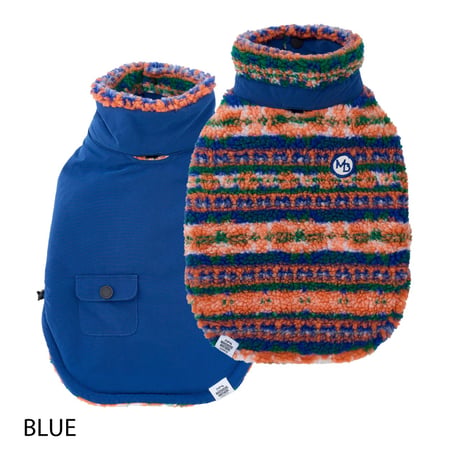 MANDARINE BROTHERS REVERSIBLE BOA VEST