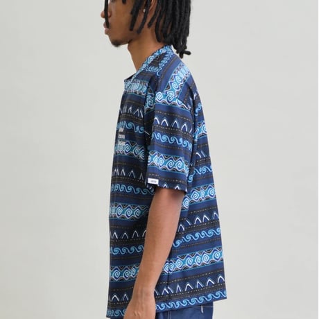 UNFRM 2WAY DRY 80s RETRO SURF BORDER T-SHIRT