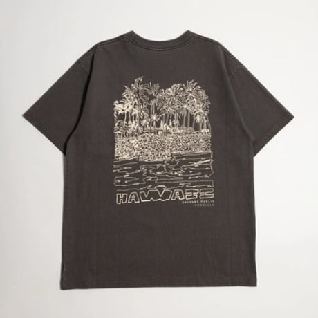 SALVAGE PUBLIC STANDARD S/S Tee(Hawaii Illustration）