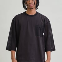 UNFRM AEROKNOT® HEAVYWEIGHT MESH PANEL 3/4 DRY POCKET T-SHIRT