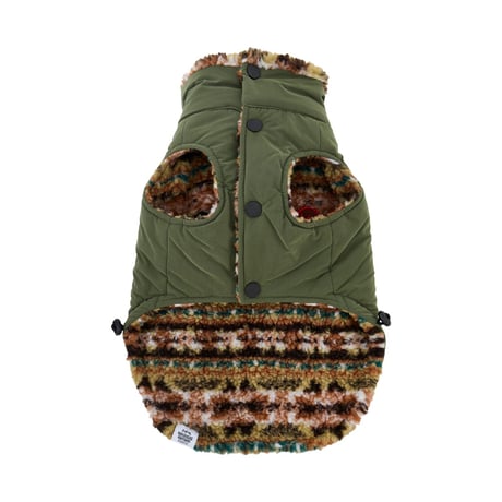 MANDARINE BROTHERS REVERSIBLE BOA VEST
