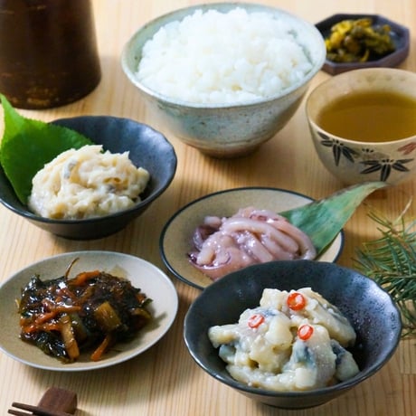 北海道 ごはんの友セット （430395） 4種 6袋 計270g 江戸屋 珍味 詰合せ 数の子山海 にしん切込み 松前漬 いか糀造り 小分け 冷凍 ギフト お歳暮