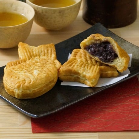 【10セット限定・45%OFF】十勝産小豆の自家製つぶあん たい焼き 25尾セット（5尾入×5袋）※賞味期限2026年11月11日