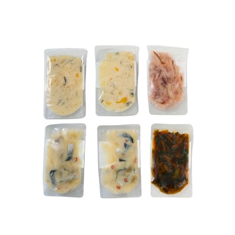 北海道 ごはんの友セット （430395） 4種 6袋 計270g 江戸屋 珍味 詰合せ 数の子山海 にしん切込み 松前漬 いか糀造り 小分け 冷凍 ギフト お歳暮