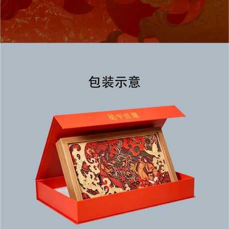 天官賜福アニメ　多層切り絵アート（凝眸千載）【お取り寄せ・中国から発送】