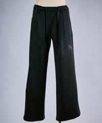 Recycle Jersey Line Pants-BLACK×BLACK 3月末予定