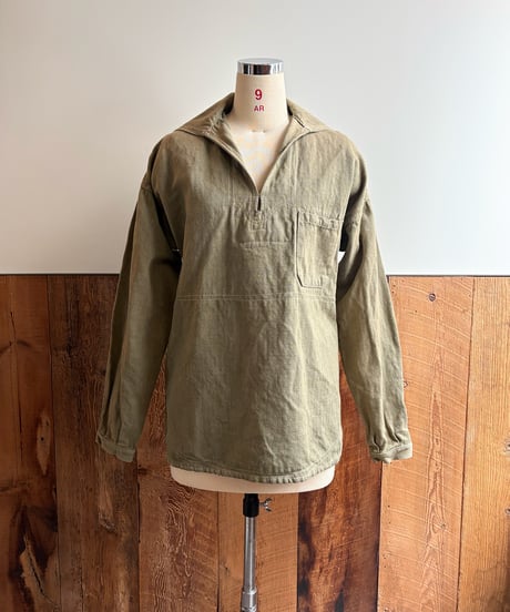 mn. Refaire - military sailor’s jacket【OLIVE】