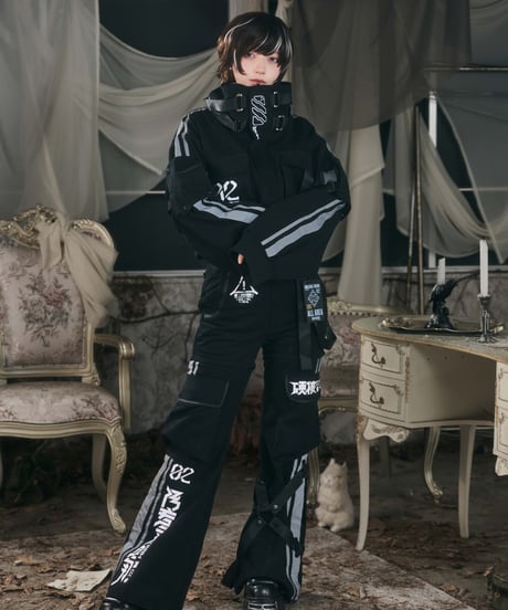 【中央町戦術工芸コラボ】テックウェアジャケットBLACK