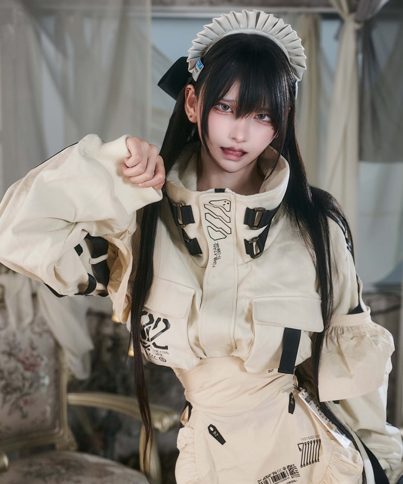 中央町戦術工芸コラボ】タクティカルメイドエプロンIVORY | HIDOLATRAL