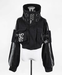 【中央町戦術工芸コラボ】テックウェアジャケットBLACK