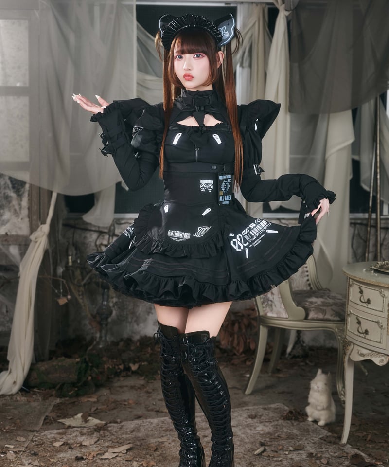 中央町戦術工芸コラボ】タクティカルメイドエプロンBLACK | HIDOLATRAL