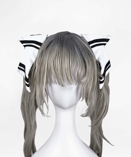 《クソデカアンドロイドリボンクリップ》WHT