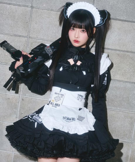 【中央町戦術工芸コラボ】タクティカルメイドエプロンWHITE