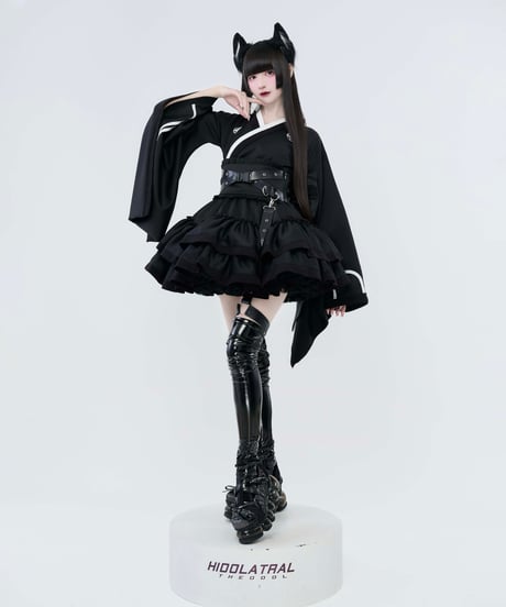《拘束リボンコルセット帯》BLACK