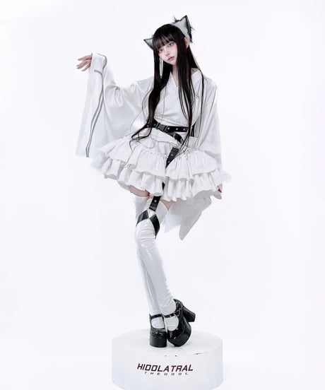 《拘束リボンコルセット帯》WHITE