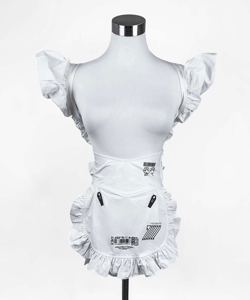 中央町戦術工芸コラボ】タクティカルメイドエプロンWHITE | HIDOLATRAL