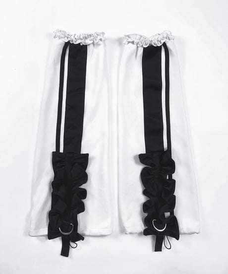 《アンドロイドサイバーフリルレッグウォーマー》WHITE