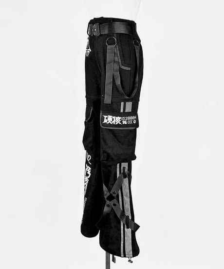 【中央町戦術工芸コラボ】テックウェアパンツBLACK
