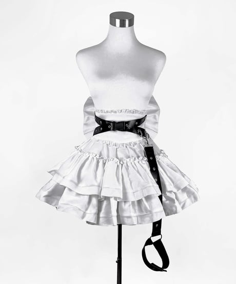 《拘束リボンコルセット帯》WHITE