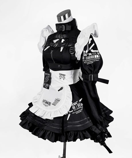 【中央町戦術工芸コラボ】タクティカルメイドエプロンWHITE