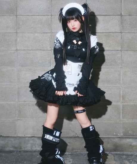 【中央町戦術工芸コラボ】タクティカルメイドエプロンWHITE