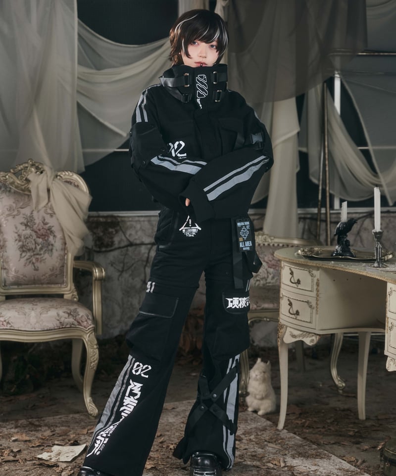 中央町戦術工芸コラボ】テックウェアパンツBLACK | HIDOLATRAL THEODOL