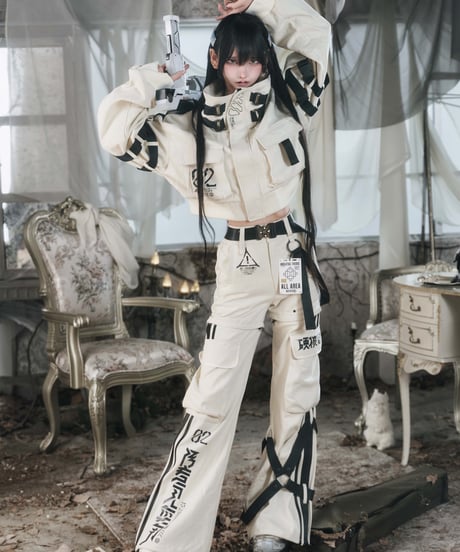 【中央町戦術工芸コラボ】テックウェアジャケットIVORY